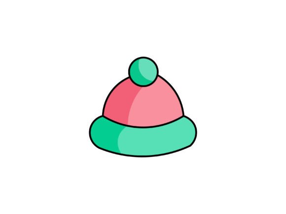 Christmas Beanie Illustrations for Local Business Branding