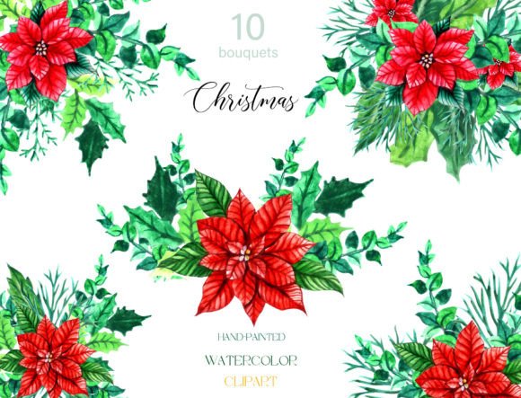 Christmas Bouquets Watercolor Floral Review
