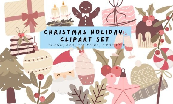 Christmas Holiday Clipart Bundle Review
