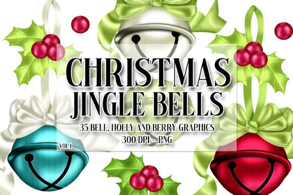 Christmas Jingle Bell Graphics for Cricut and Handmade Projects