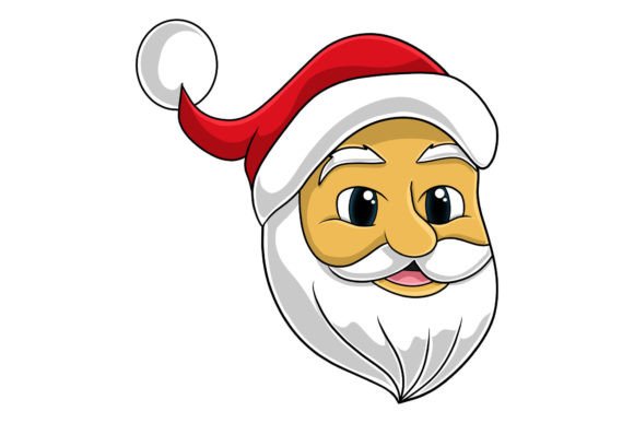 Christmas Santa Character Illustration for Blog and Website Design