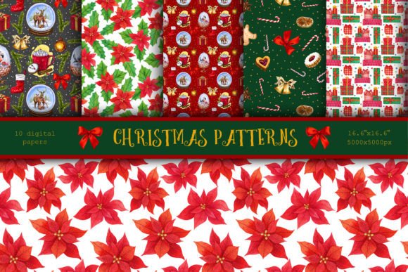 Christmas Seamless Pattern for Digital Product Creators