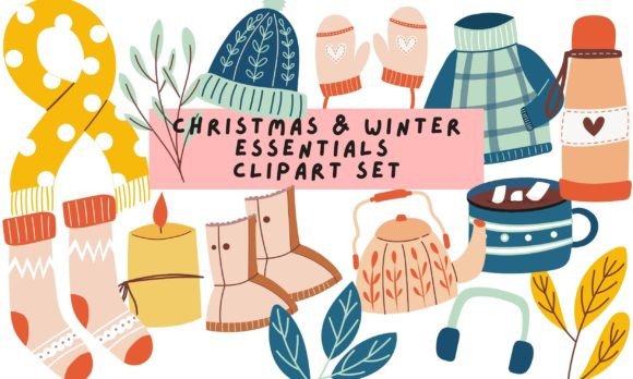 Christmas Winter Essential Clipart Bundl Review