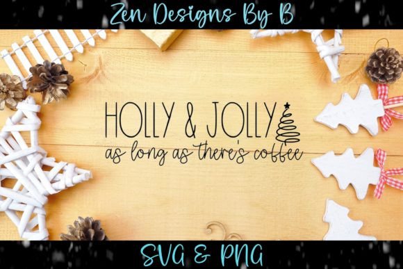 Holly and Jolly Christmas Graphic for Illustrations