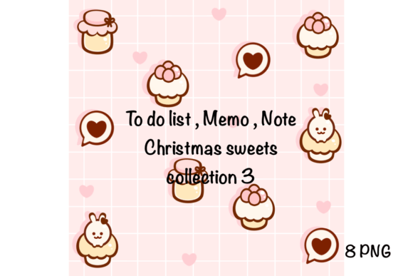 To Do List, Memo, Note Christmas Sweets