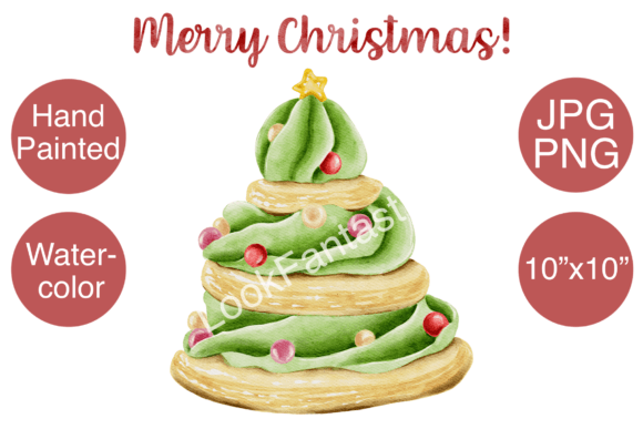Watercolor Christmas Tree PNG Illustration Review